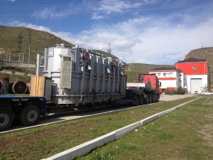 На строительную площадку Зеленчукской ГЭС-ГАЭС доставлены трансформаторы