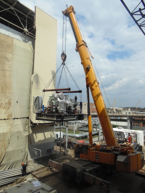 На Уфимской ТЭЦ-2 на фундамент установлена новая паровая турбина Siemens