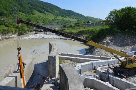 В Кабардино-Балкарском филиале РусГидро завершены бетонные работы на рыбоохранном комплексе