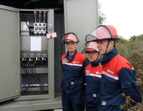 Ульяновские энергетики провели тренировку по ликвидации чрезвычайных ситуаций в зимних условиях