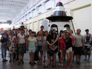 Новосибирскую ГЭС посетили немецкие школьники