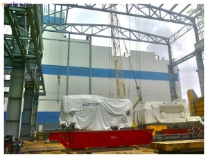 Основное оборудование строящихся парогазовых установок Новогорьковской ТЭЦ установлено на фундаменты