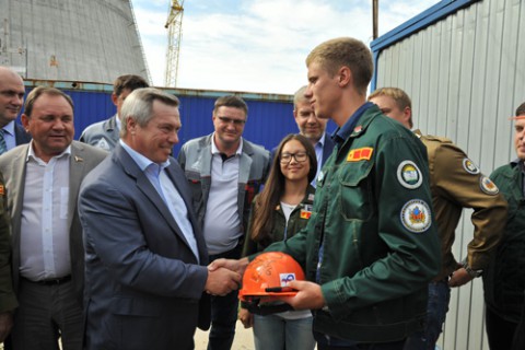 Ростовскую АЭС посетил губернатор Ростовской области Василий Голубев