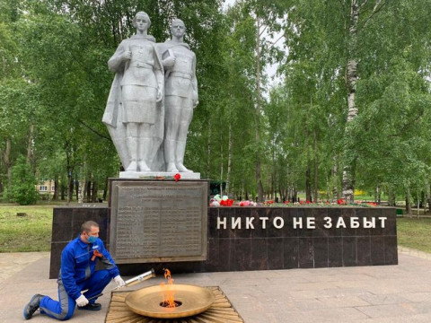 Компания «Газпром газораспределение Сыктывкар» газифицировала мемориал «Никто не забыт» в Емве