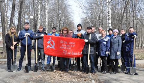 Ульяновские энергетики высадили «Лес Победы»